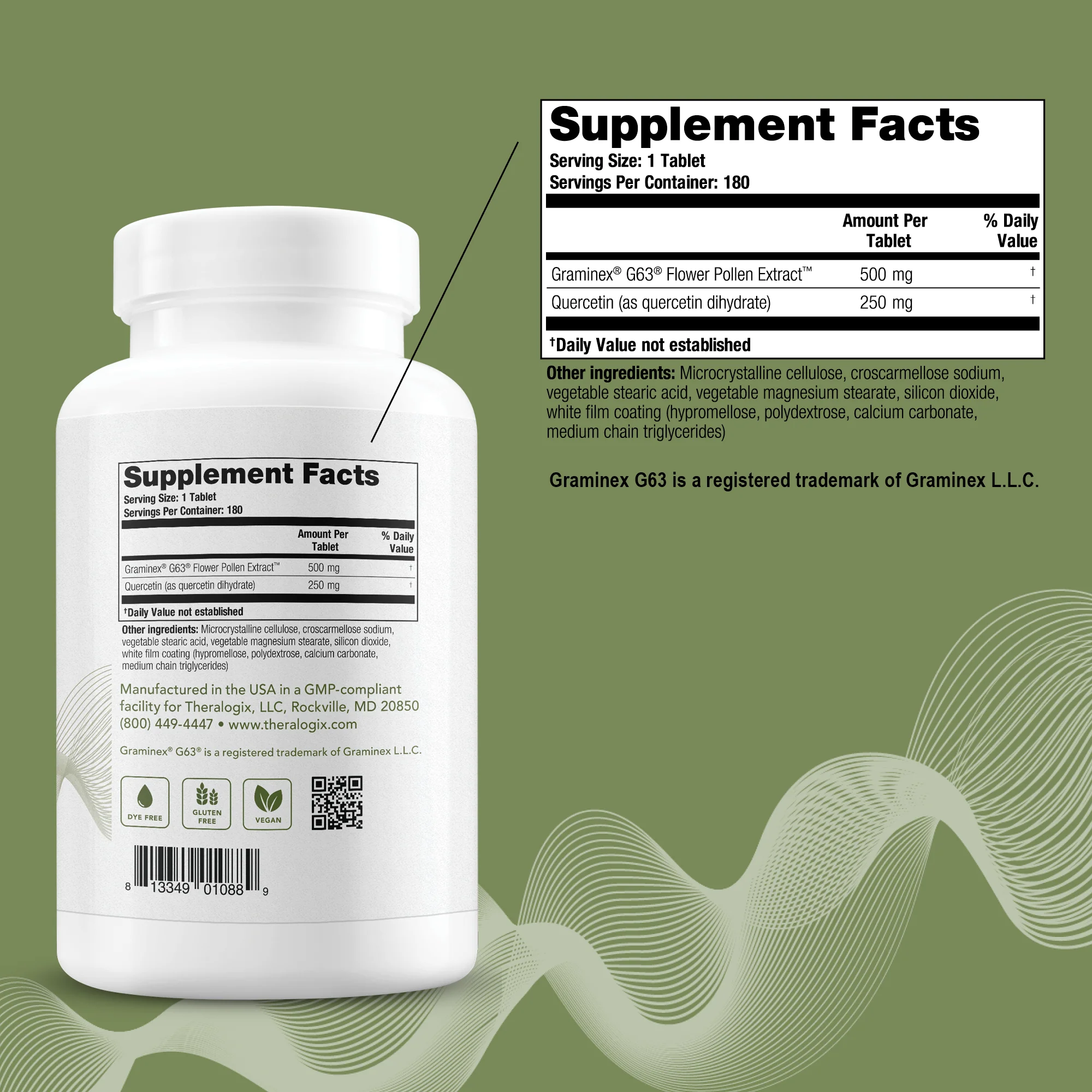 Prostate PQ® Rye Grass Flower Pollen & Quercetin Supplement - Image 3